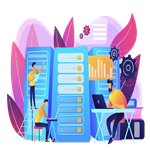 data-scientist-data-analytics-manager-database-developer-administrator-working-big-data-job-database-developers-careers-big-data-concept-bright-vibrant-violet-isolated-illustration_335657-448-removebg